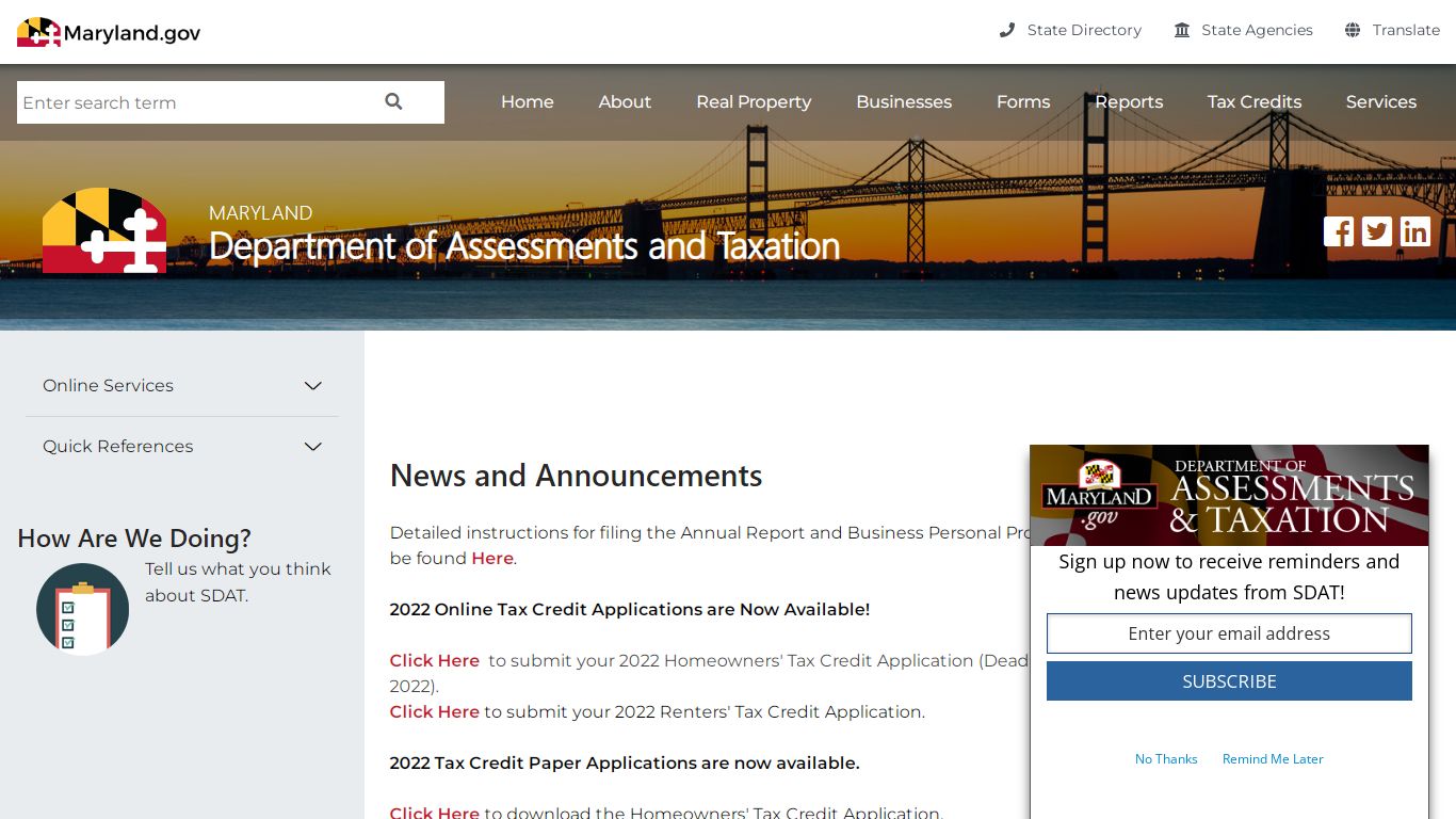 Real Property Search Help - Maryland Department of Assessments and Taxation